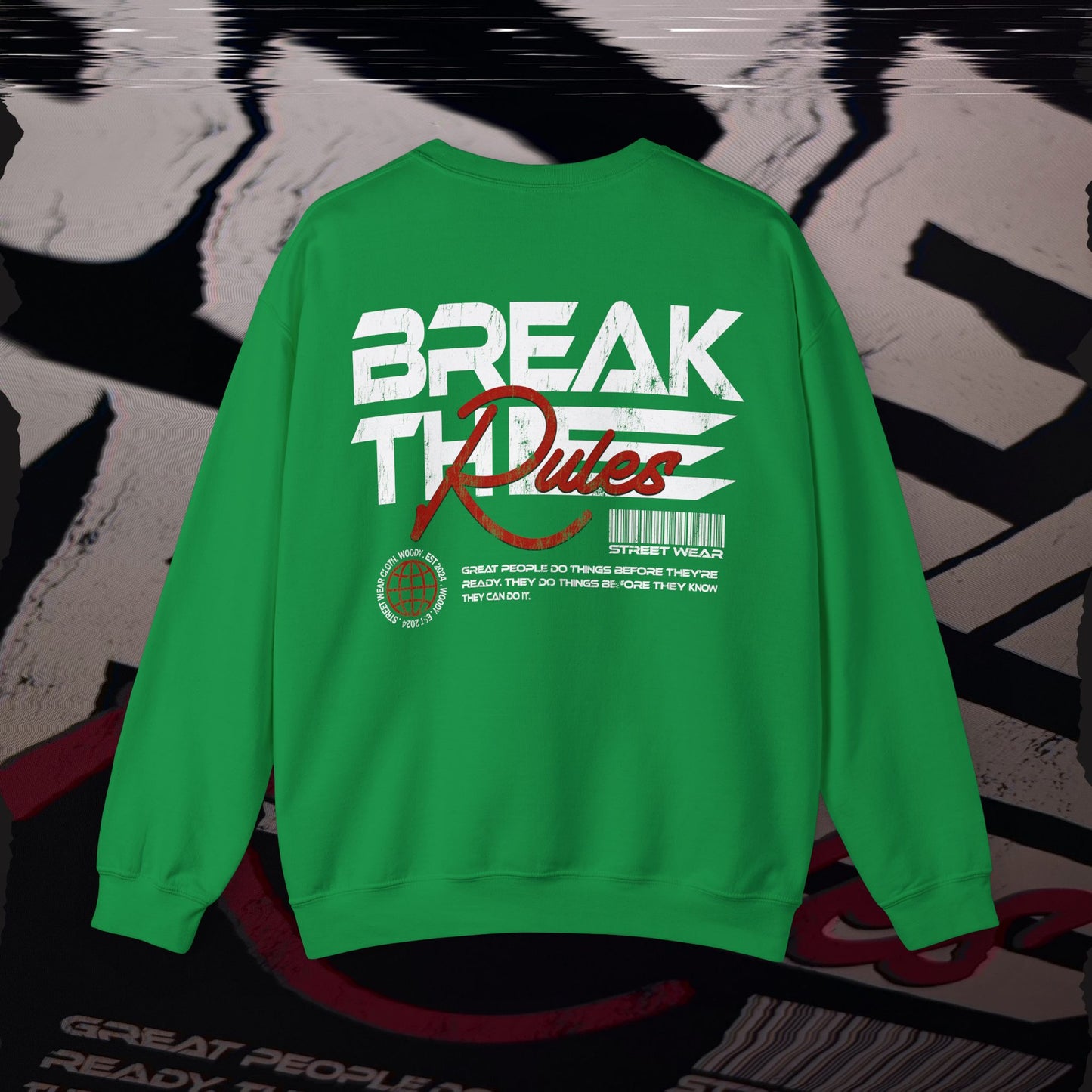 Break The Rules - Green - T-Shirt