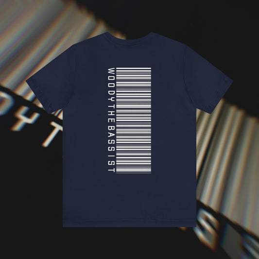 Barcode - Navy - T-Shirt