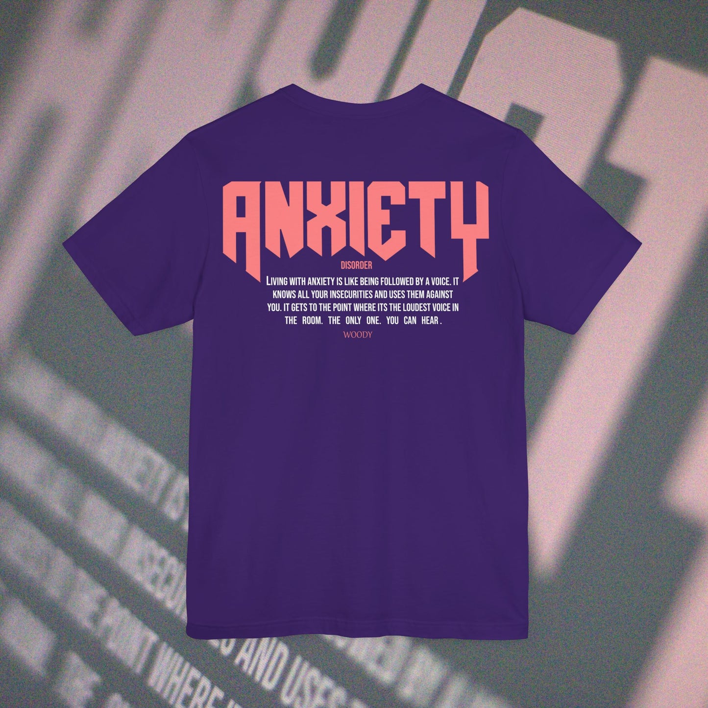 Anxiety - Purple - T-Shirt