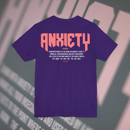 Anxiety - Purple - T-Shirt