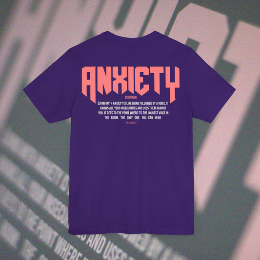 Anxiety - Purple - T-Shirt