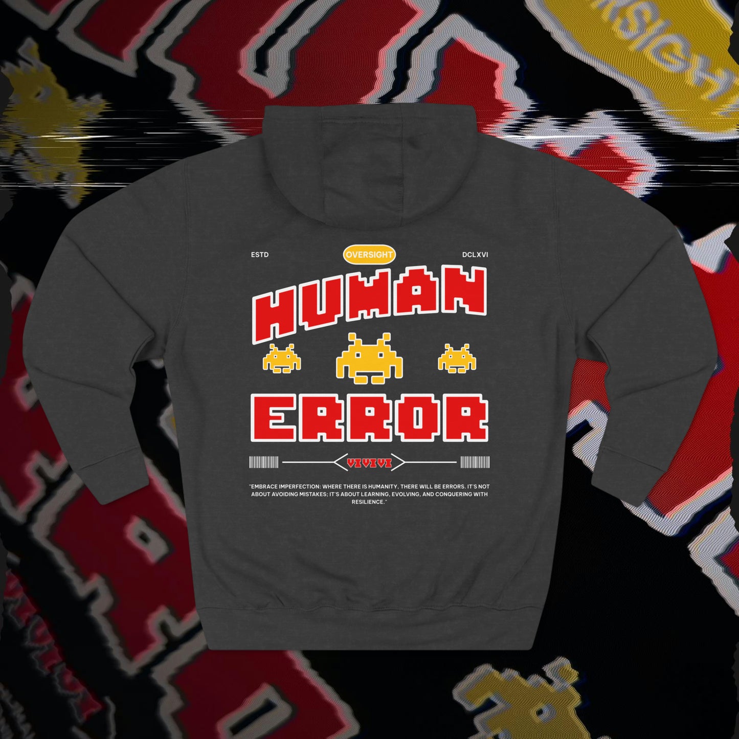 Human Error - Charcoal Heather - Hoodie