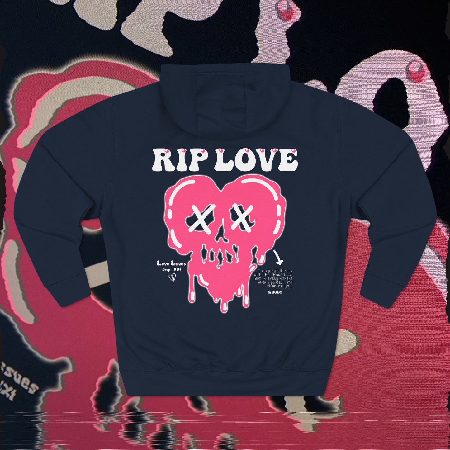 RIP Love - Navy - Hoodie