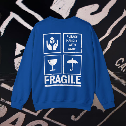 Fragile - Blue - Crewneck
