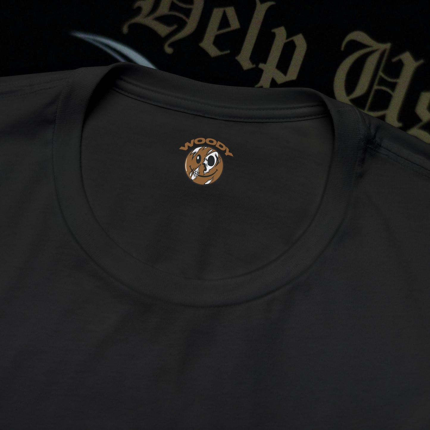 Help Us - Black - T-Shirt