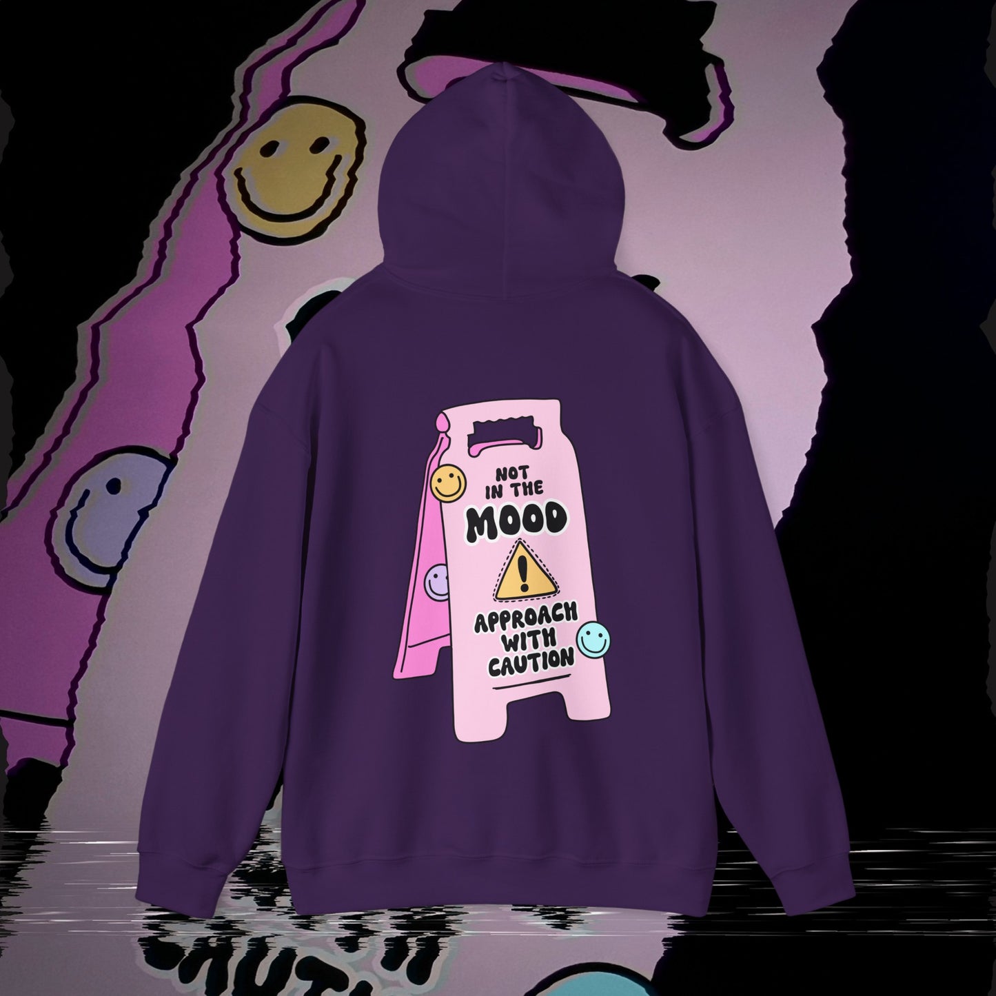 Not In The Mood - Purple - Hoodie