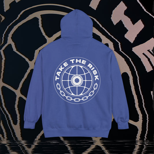 Take The Risk - Flo Blue - Hoodie