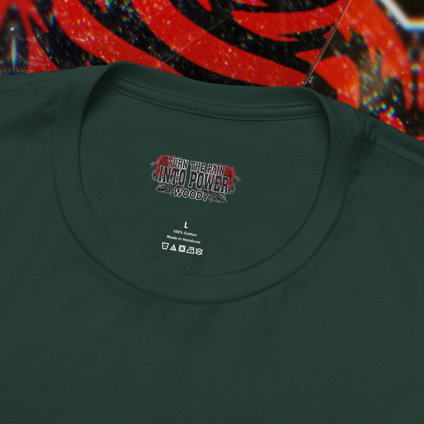 Pain To Power - Forest Green - T-Shirt