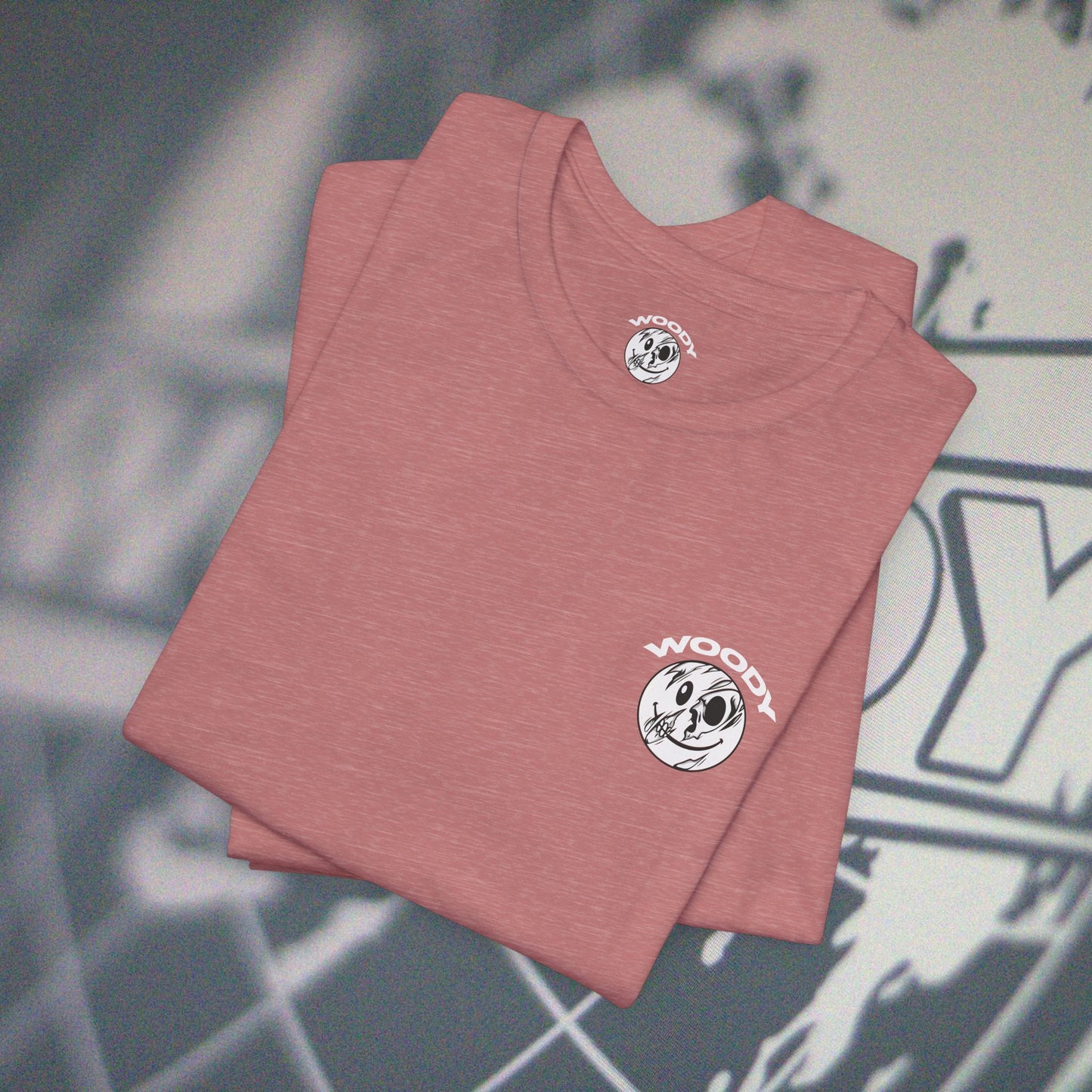 Woody Worldwide - Heather Mauve - T-Shirt