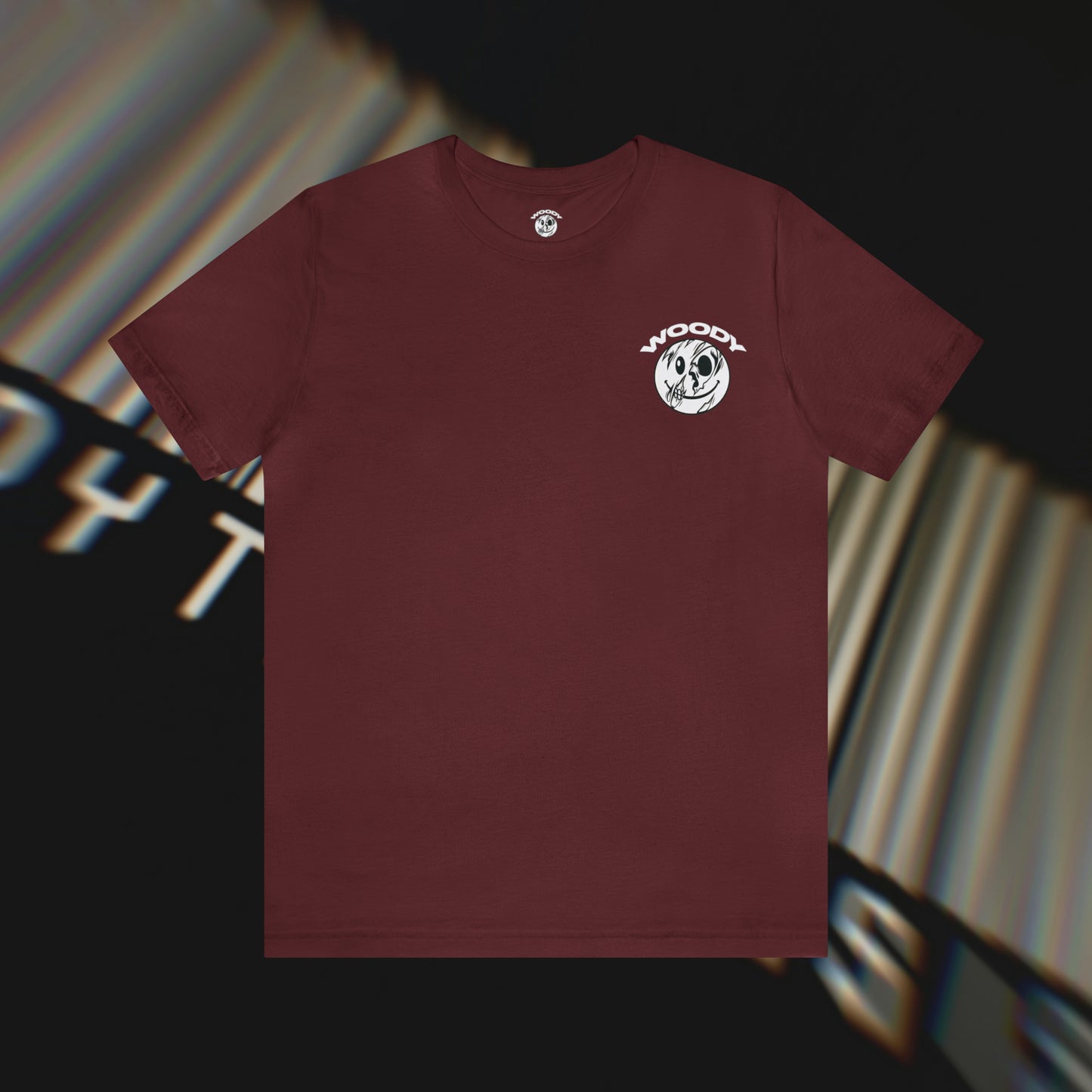 Barcode - Maroon - T-Shirt