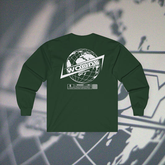 Woody Worldwide - Forest Green - Long Sleeve
