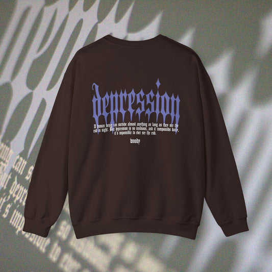 Depression - Dark Chocolate - Crewneck