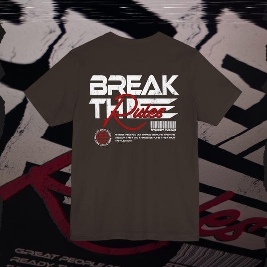 Break The Rules - Brown - T-Shirt