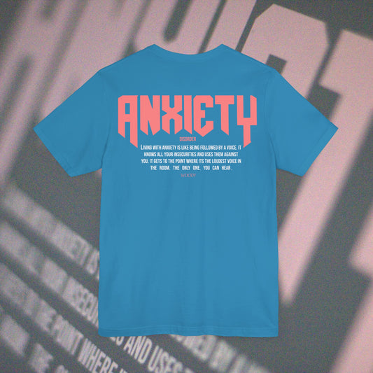 Anxiety - Aqua - T-Shirt