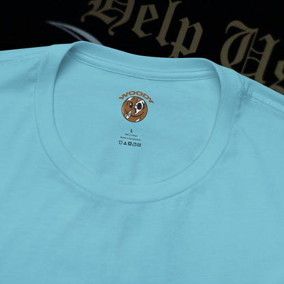 Help Us - Turquoise - T-Shirt