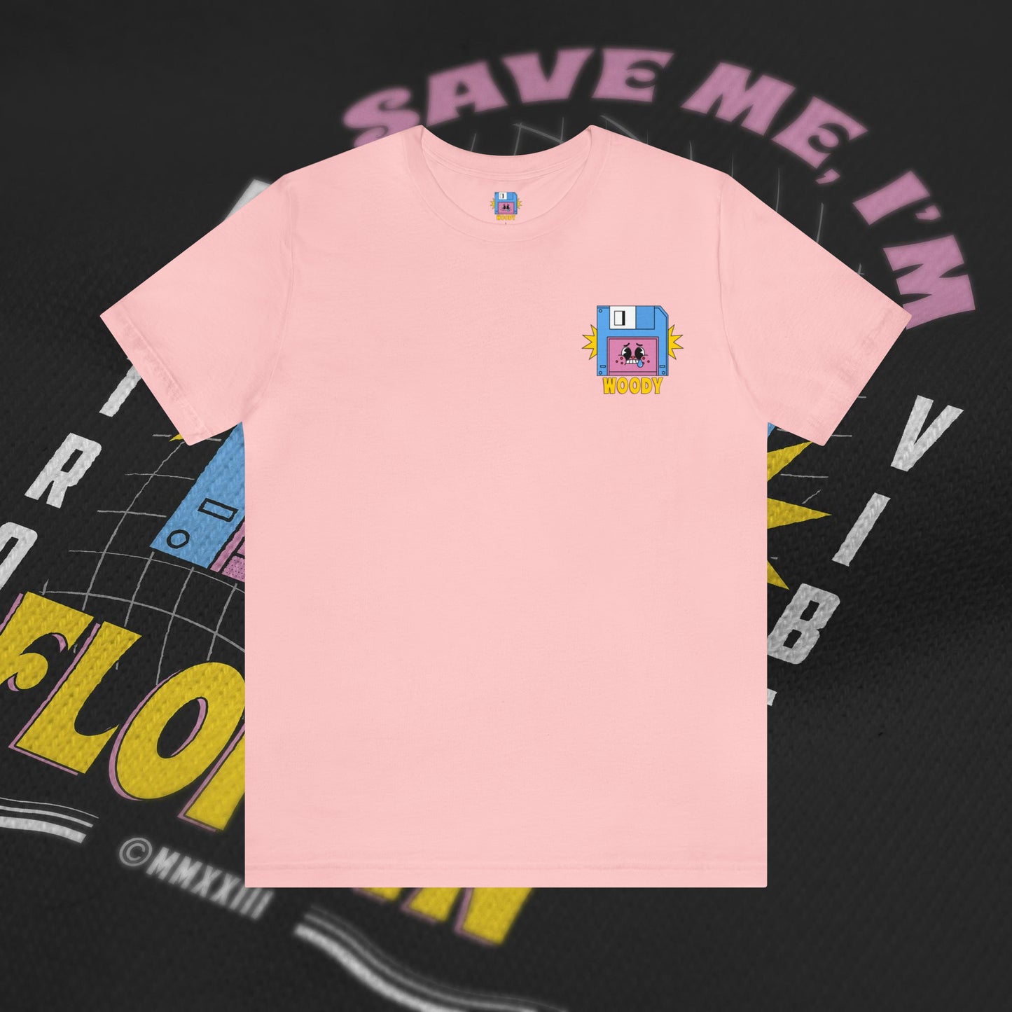 Save Me, I'm Floppin' - Pink - T-Shirt