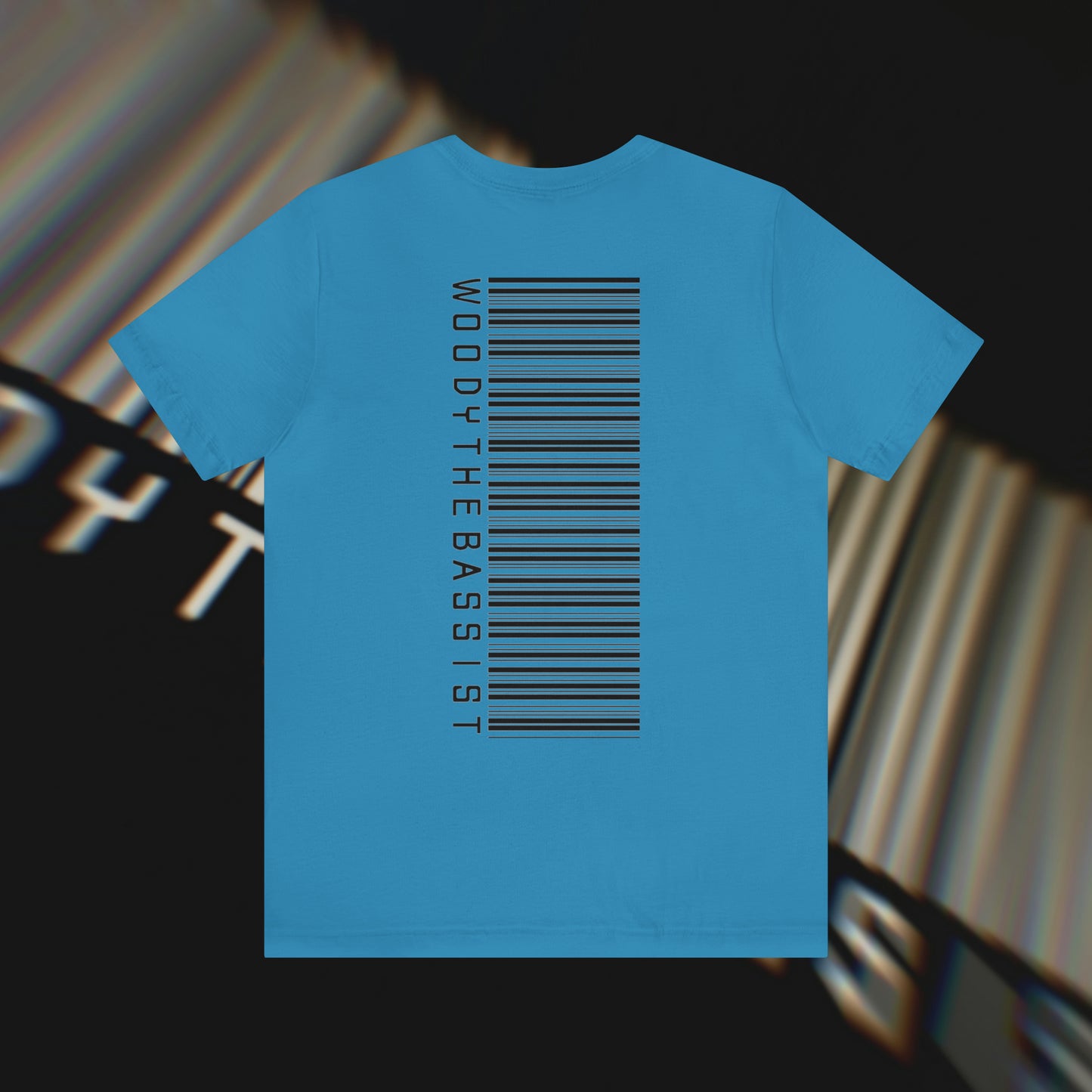 Barcode - Aqua - T-Shirt