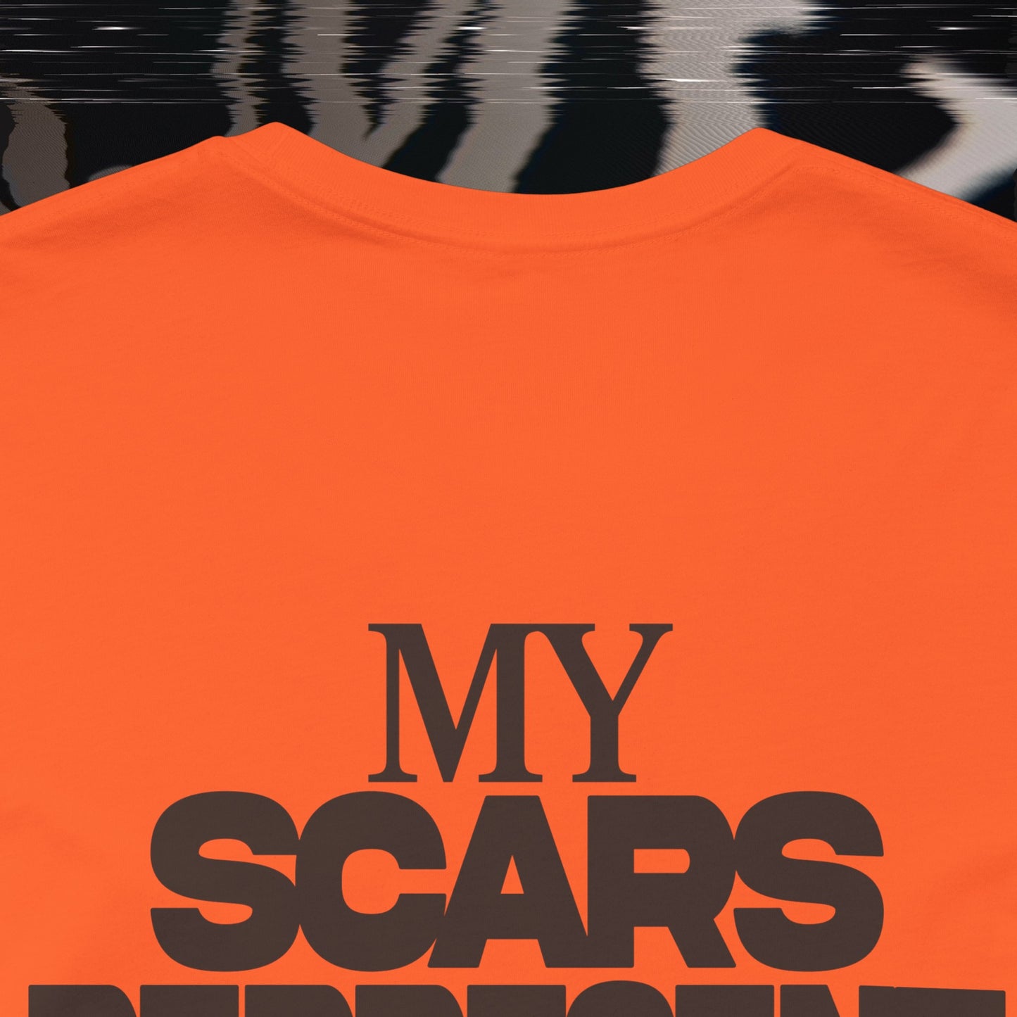 My Scars Represent My Mercy - Orange - T-shirt