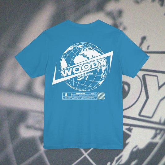 Woody Worldwide - Aqua - T-Shirt