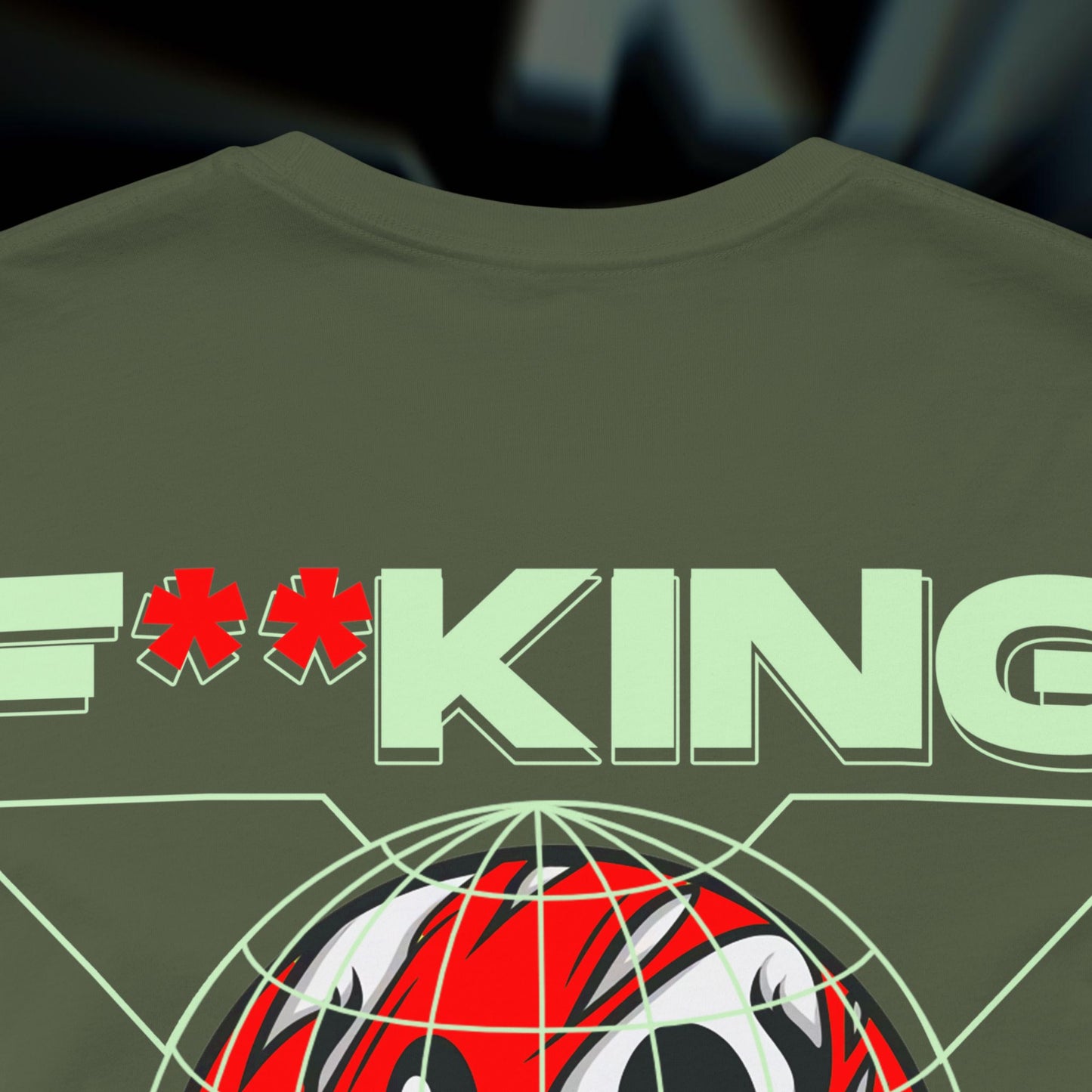 F**KING SMILE - Military Green - T-Shirt