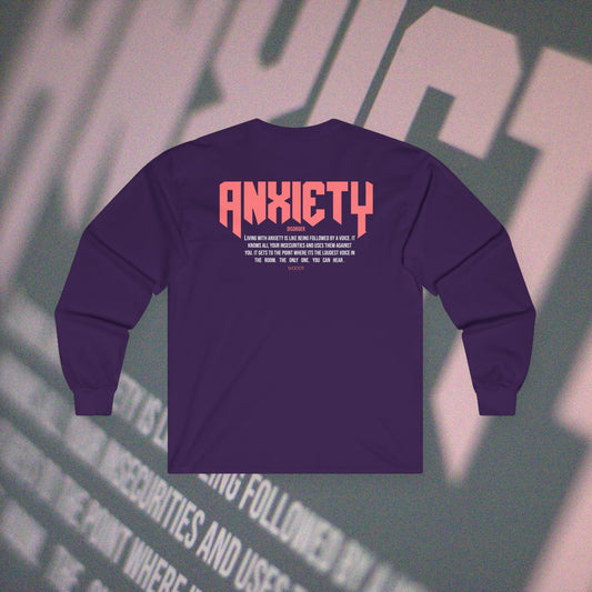 Anxiety - Purple - Long Sleeve