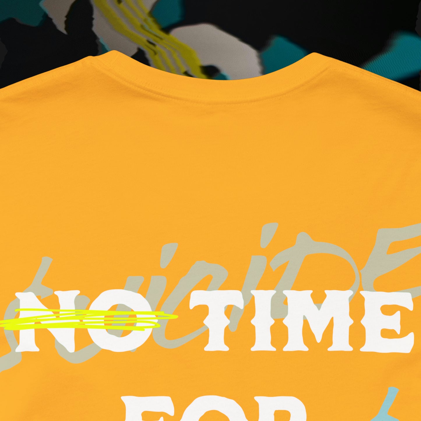 No Time For Romance - Gold - T-Shirt