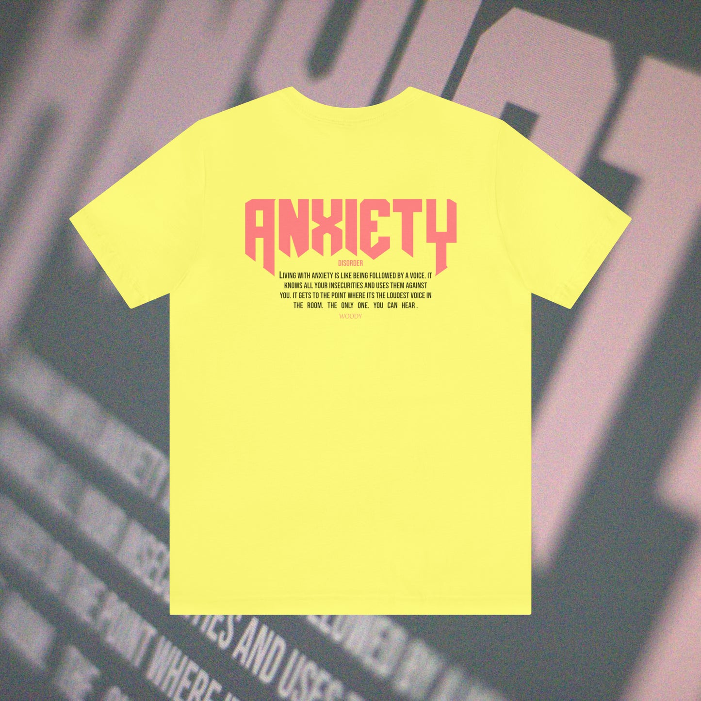 Anxiety - Yellow - T-Shirt