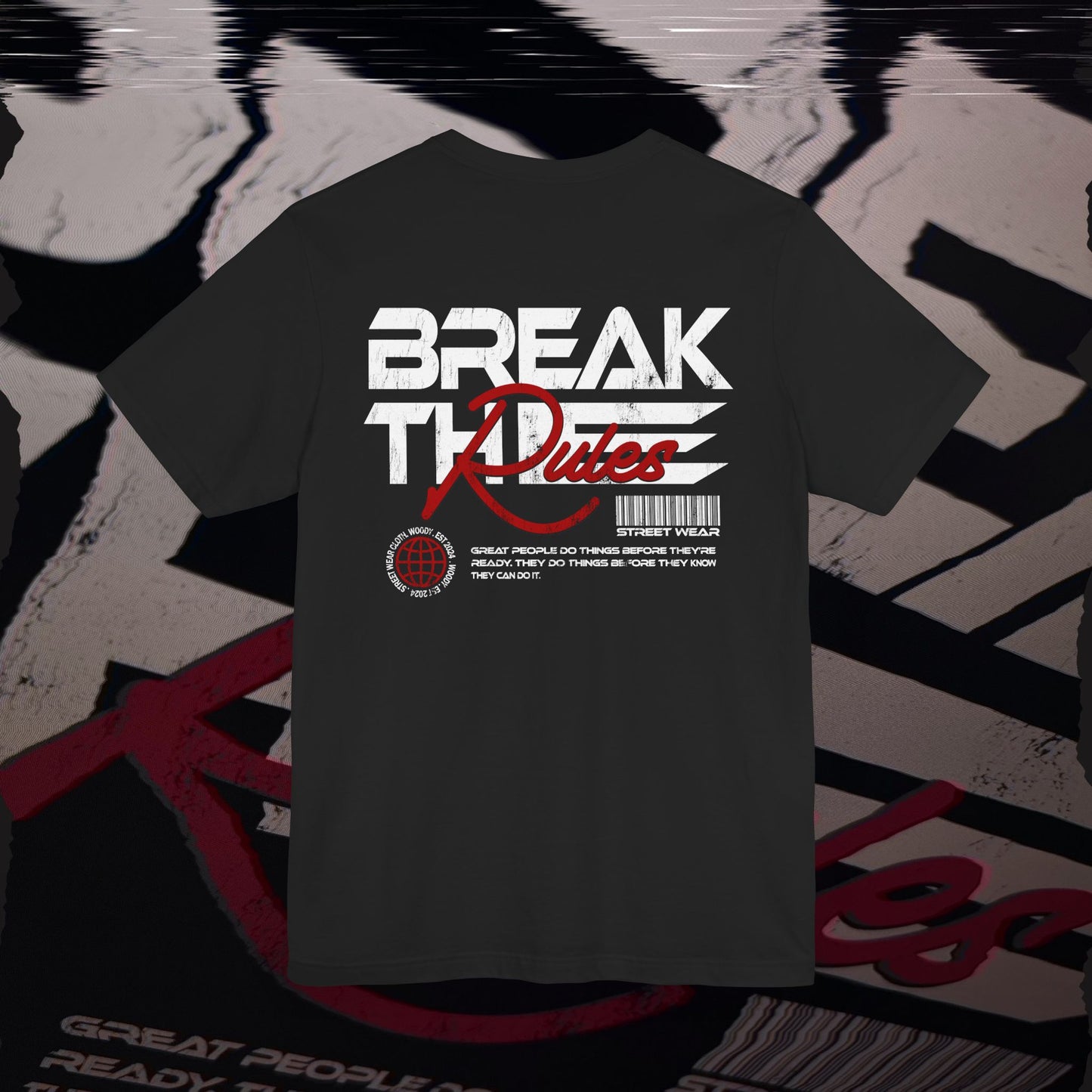 Break The Rules - Black - T-Shirt