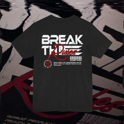 Break The Rules - Black - T-Shirt