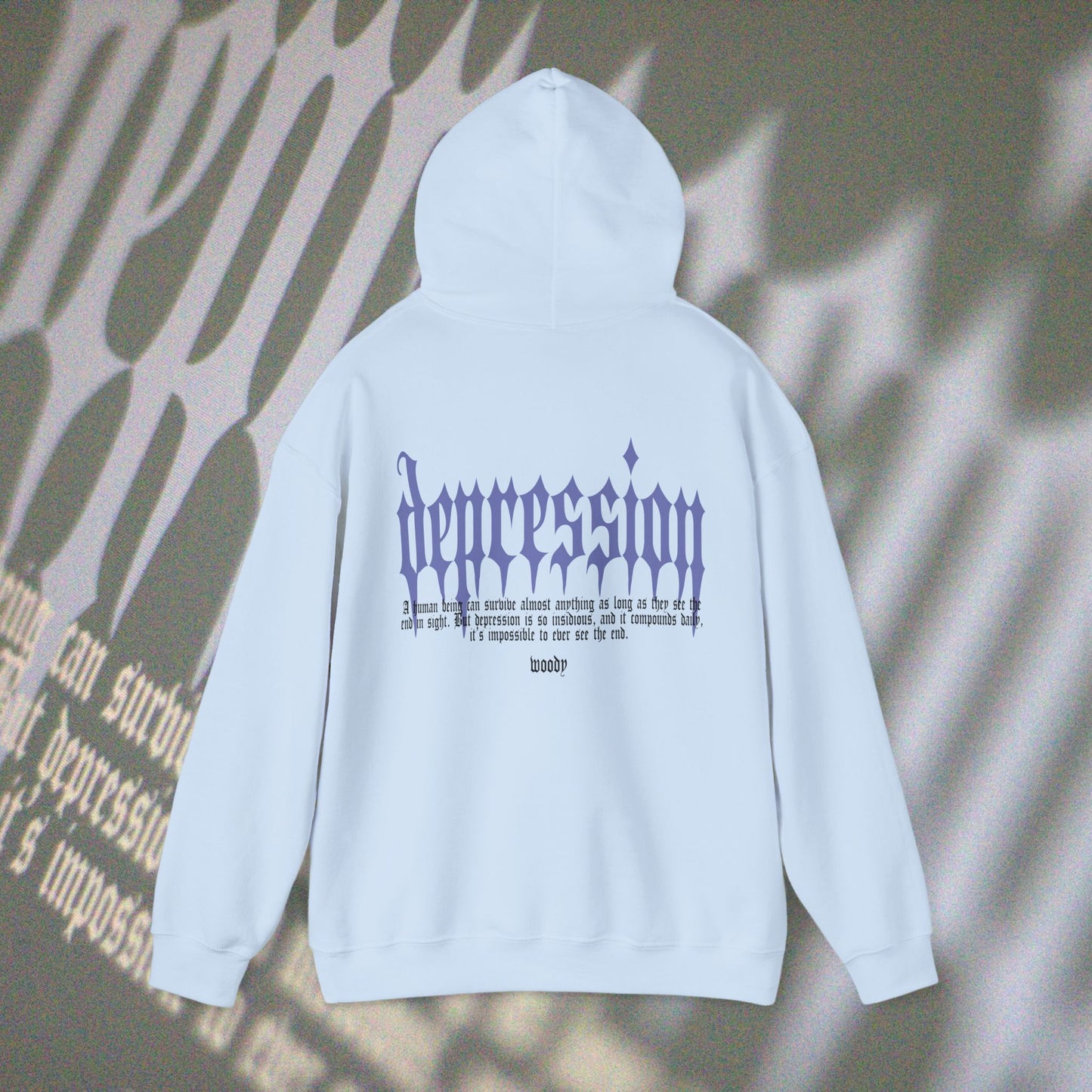 Depression - Light Blue - Hoodie