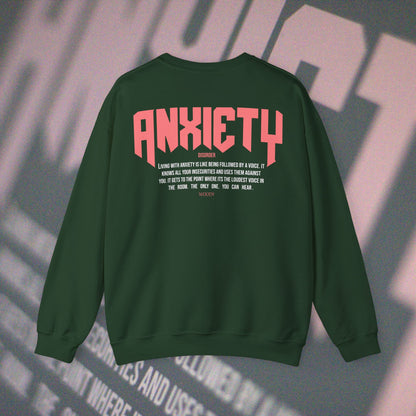 Anxiety - Forest Green - Crewneck