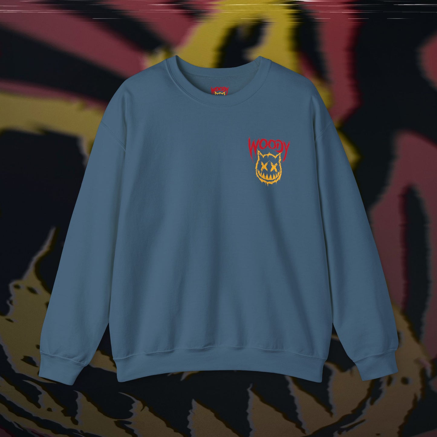 Face Your Demons - Indigo Blue - Crewneck