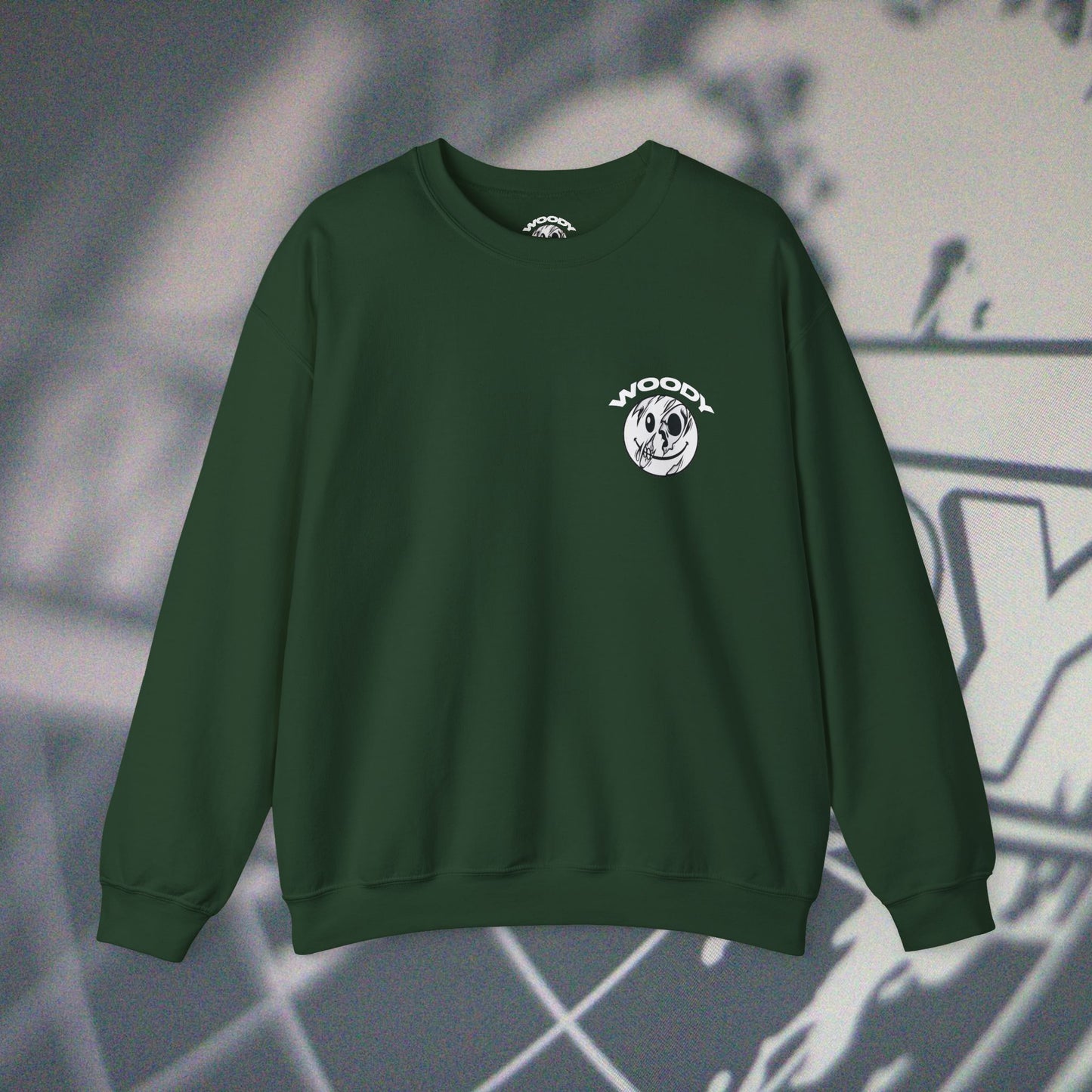 Woody Worldwide - Forest Green - Crewneck