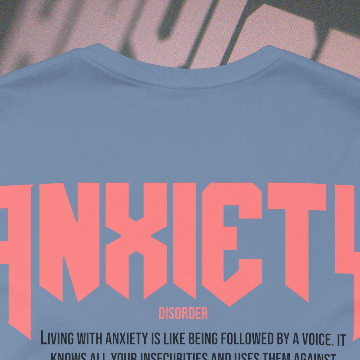 Anxiety - Steel Blue - T-Shirt