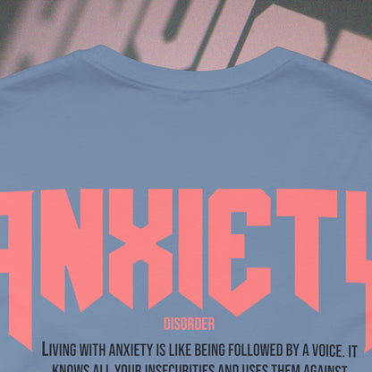 Anxiety - Steel Blue - T-Shirt