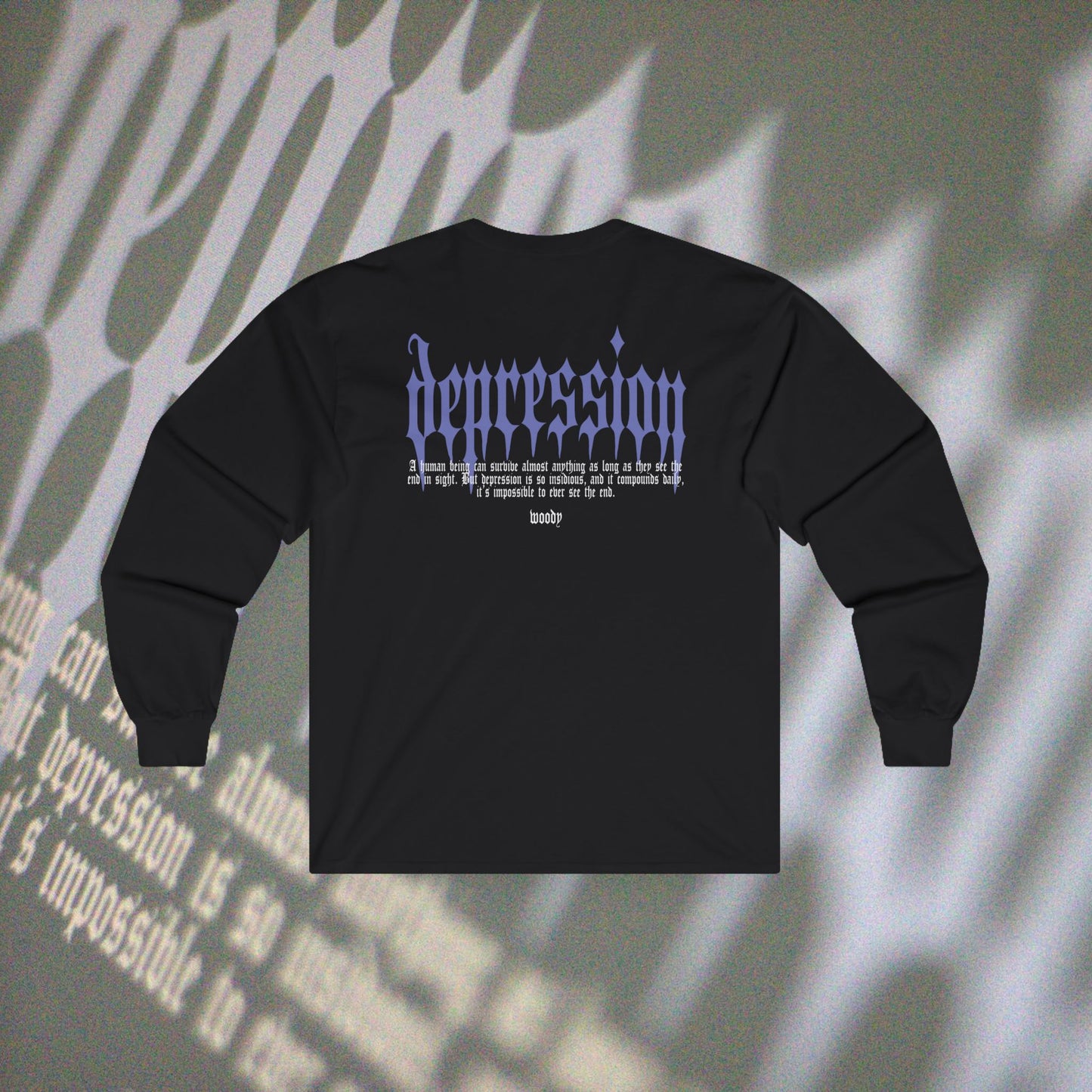 Depression - Black - Long Sleeve