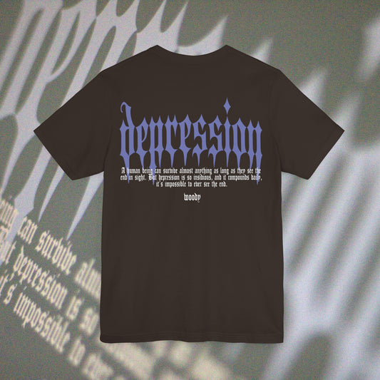 Depression - Brown - T-Shirt