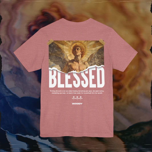 Blessed - Heather Mauve - T-Shirt