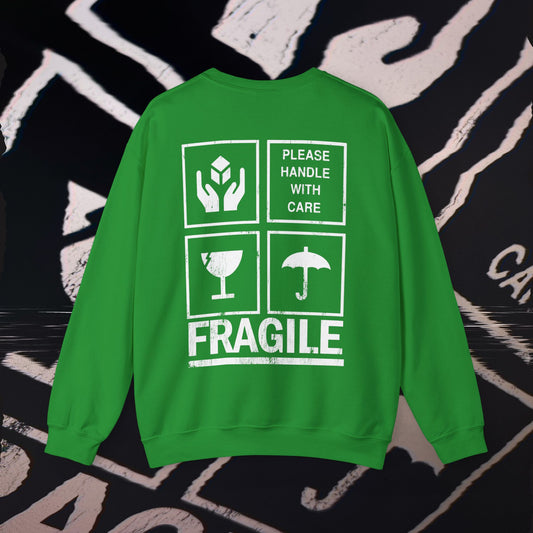 Fragile - Green - Crewneck