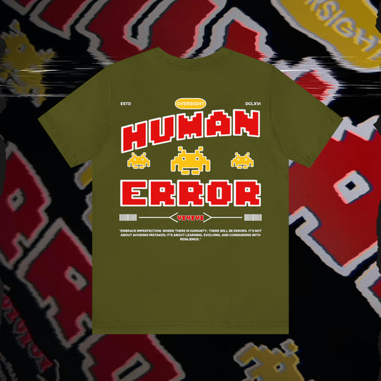 Human Error - Olive - T-Shirt