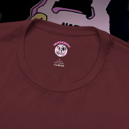 Not In The Mood - Maroon - T-Shirt