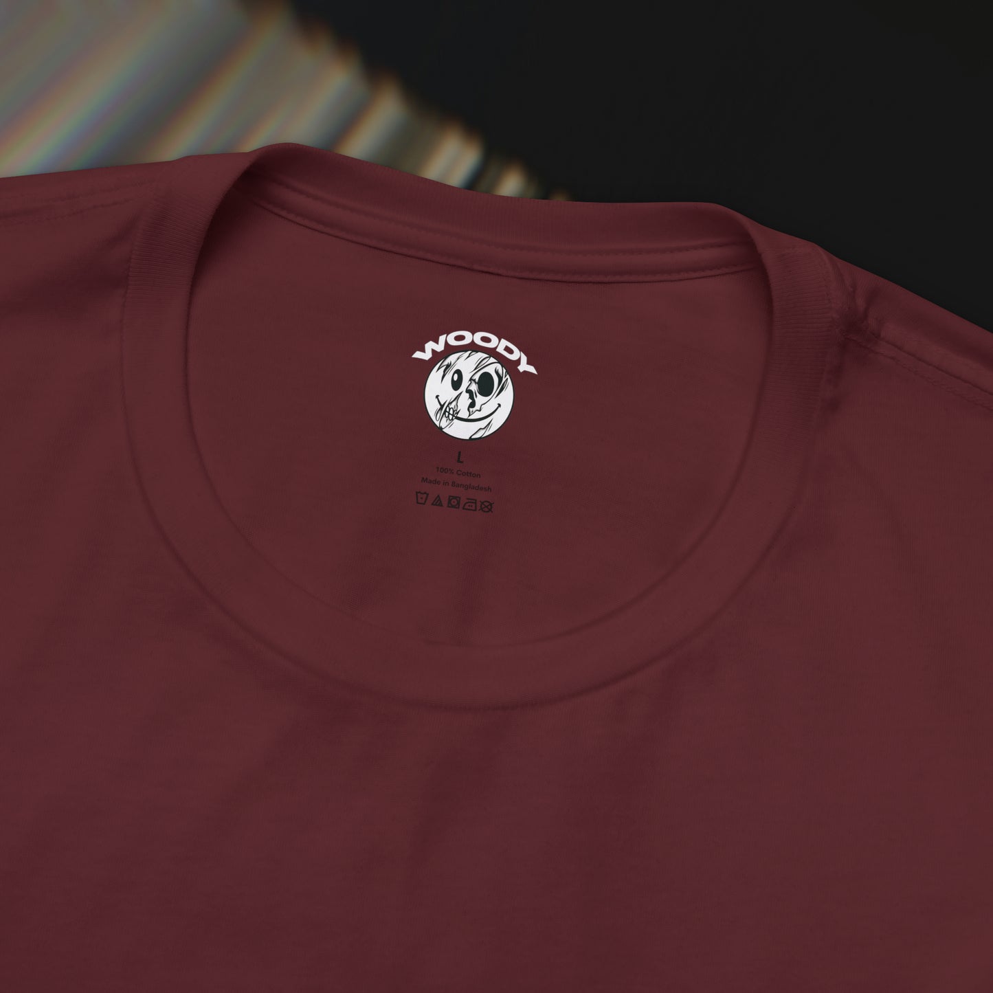 Barcode - Maroon - T-Shirt