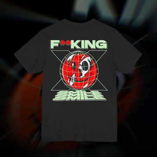 F**KING SMILE - Black - T-Shirt