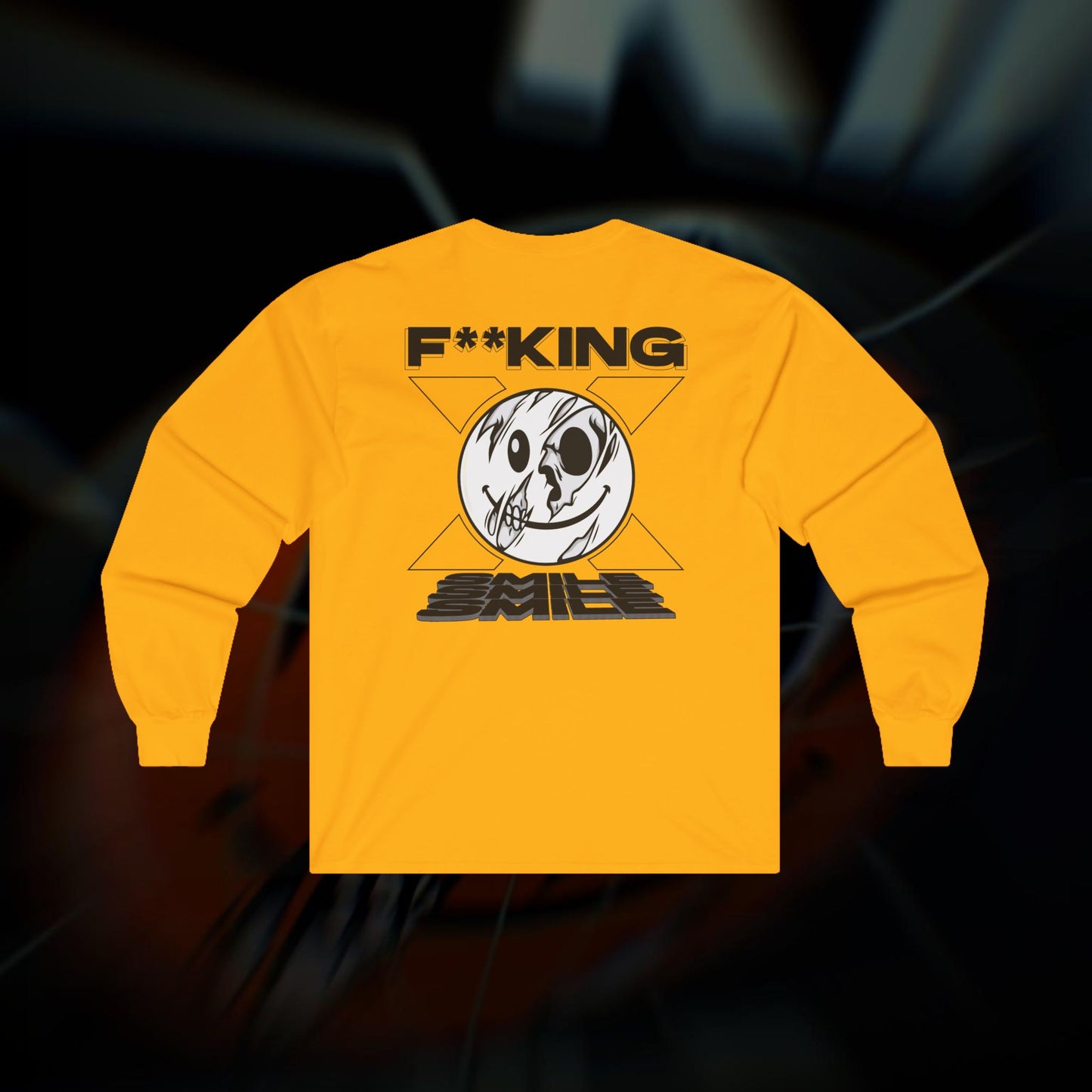 F**KING SMILE - Gold - Long Sleeve