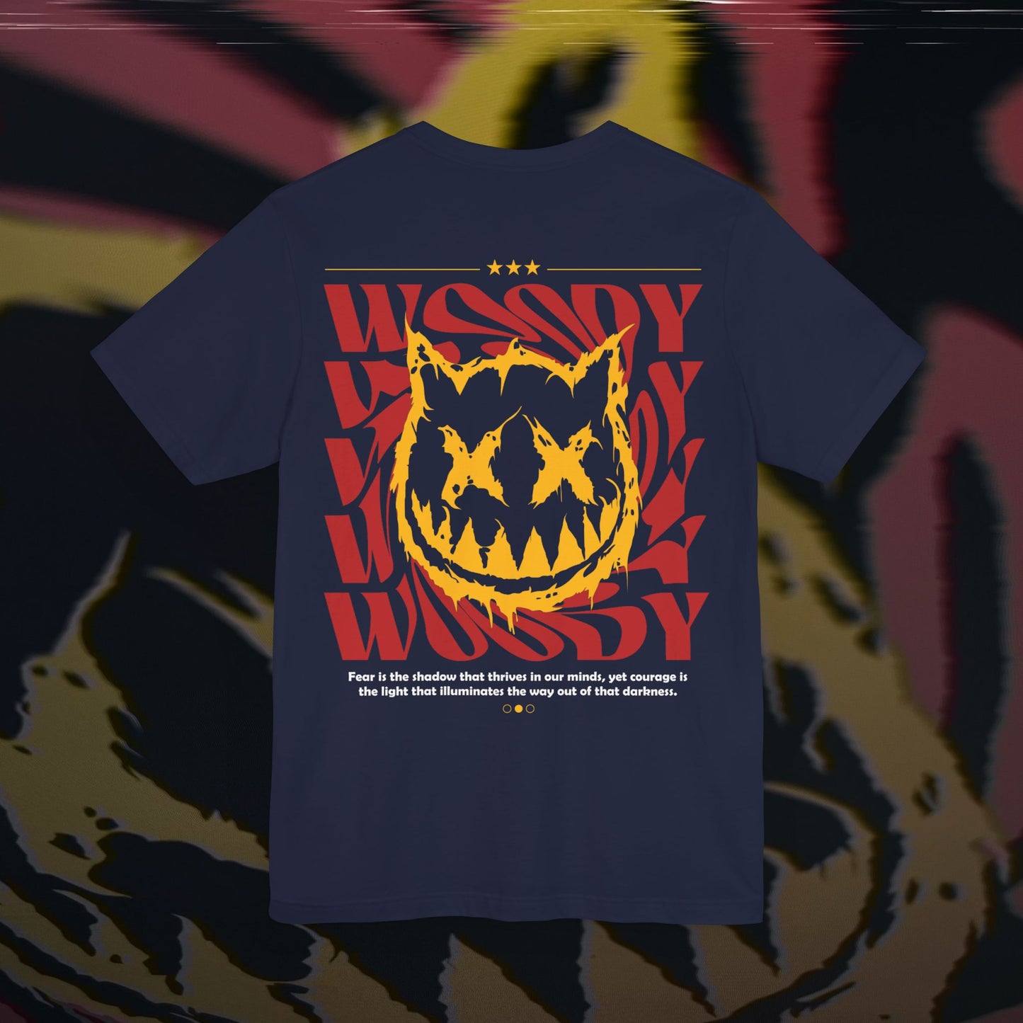 Face Your Demons - Navy - T-Shirt