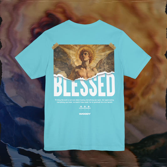 Blessed - Turquoise - T-Shirt