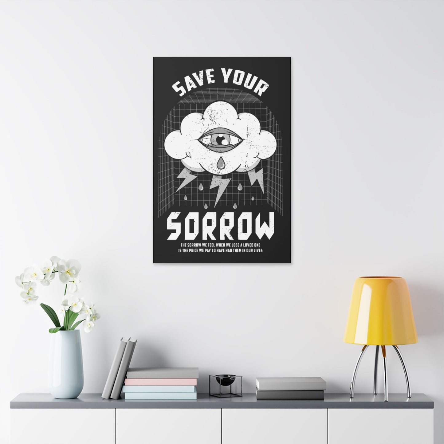 Save Your Sorrow - 24x36 Vertical Canvas Art