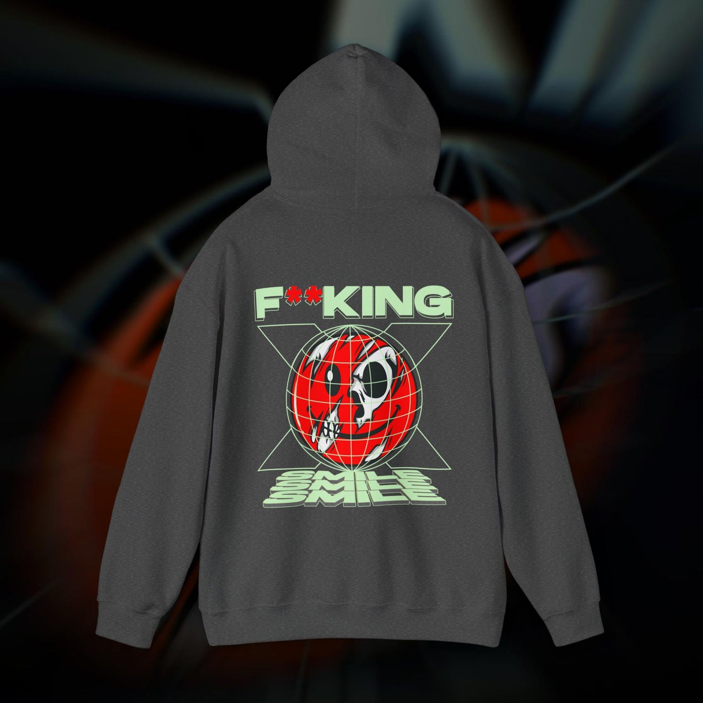 F**KING SMILE! - Dark Heather - Hoodie