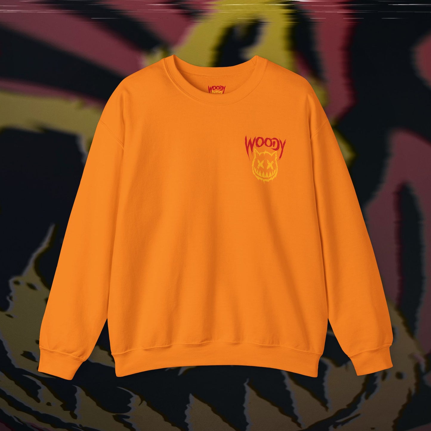 Face Your Demons - Safety Orange - Crewneck