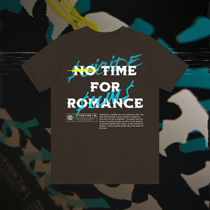 No Time For Romance - Brown - T-Shirt